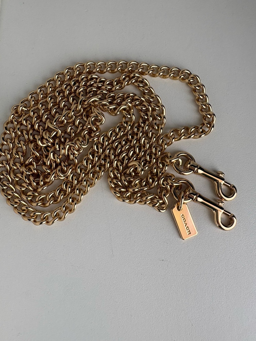 Coach gold chain crossbody
strap - Picture 8 of 10